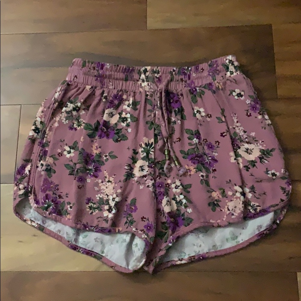 Pink Republic Flowy Floral Shorts